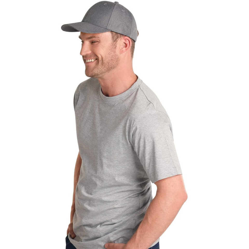 Premium Heather Polyester Baseball Cap