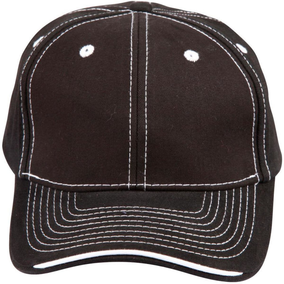 Premium Cotton Twill Contrast Trim Cap