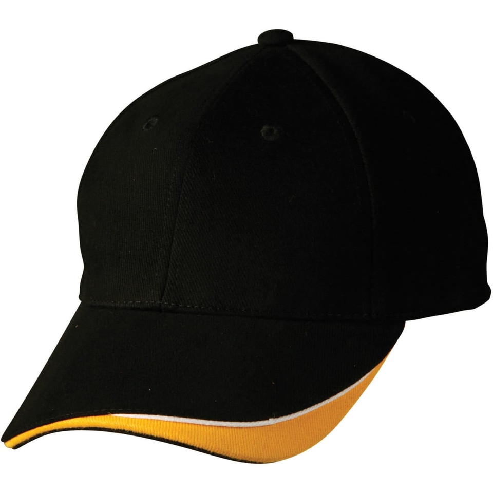 The edge, two tone heavy brushed  sandwich peak