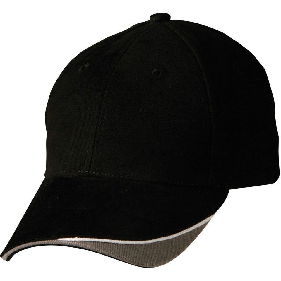 The edge, two tone heavy brushed  sandwich peak