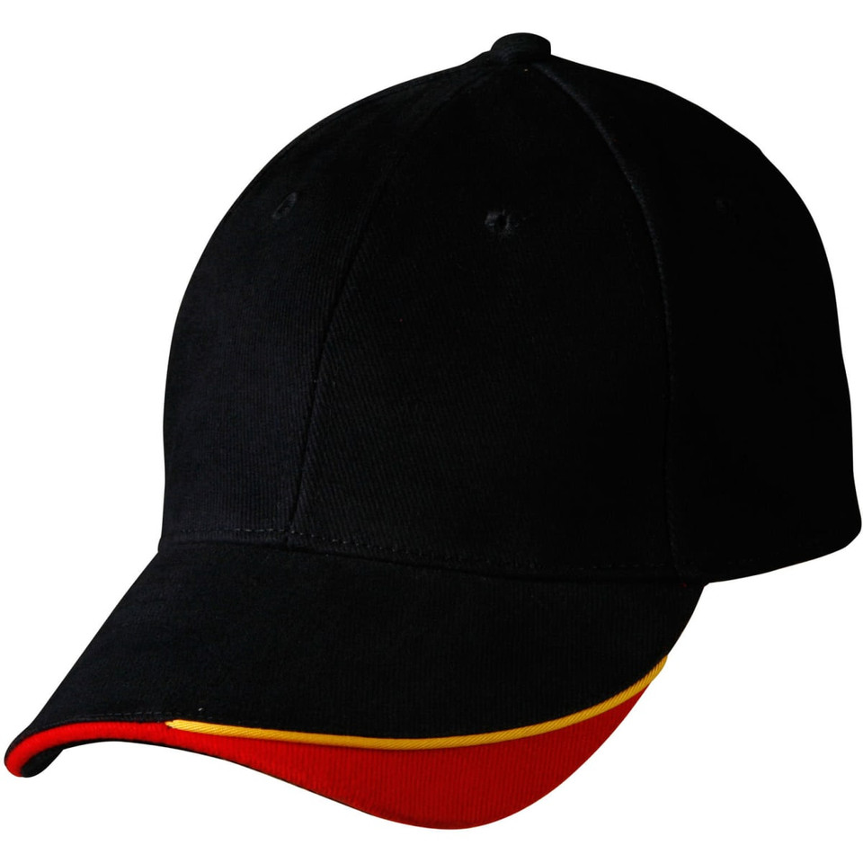 The edge, two tone heavy brushed  sandwich peak