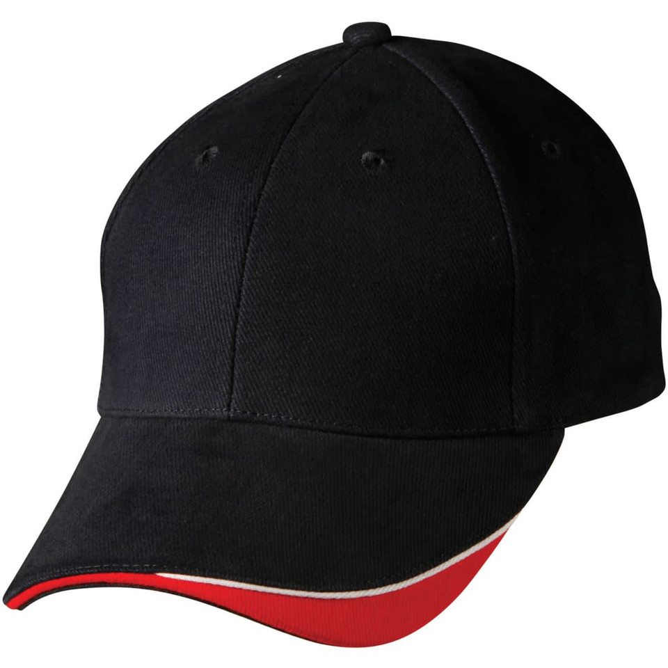The edge, two tone heavy brushed  sandwich peak