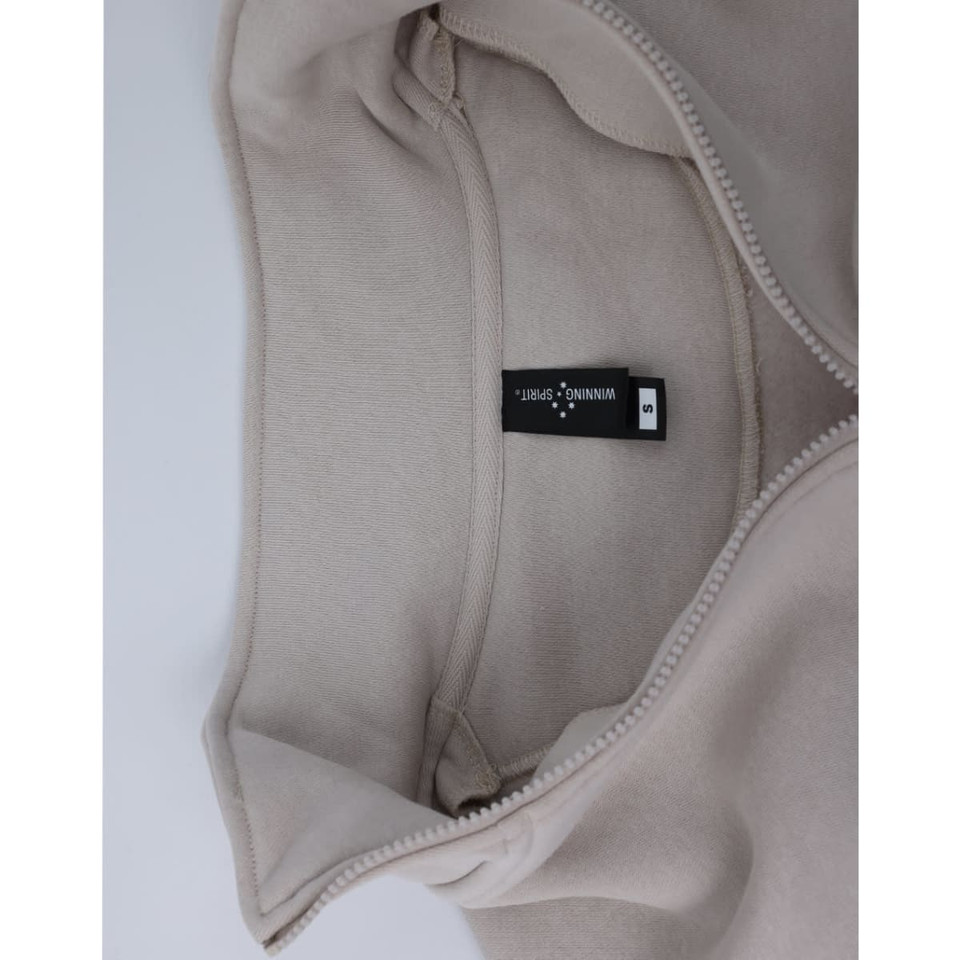 1/2 zip collar fleecy sweat