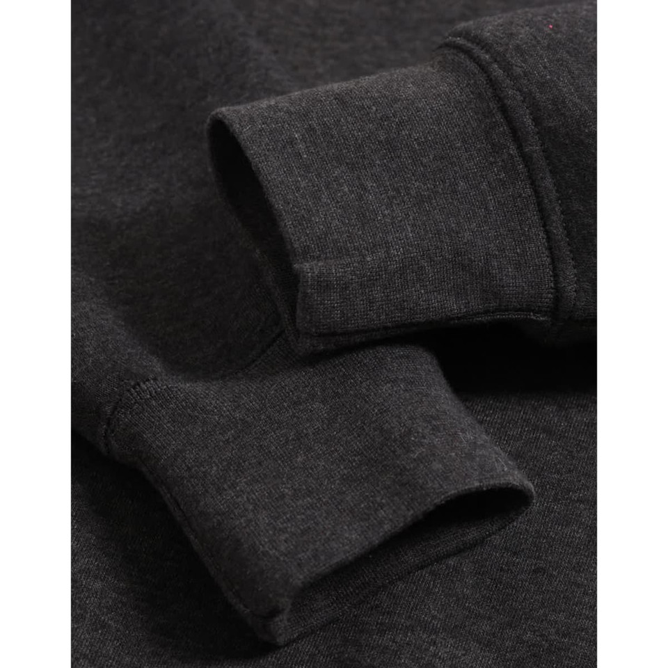 1/2 zip collar fleecy sweat