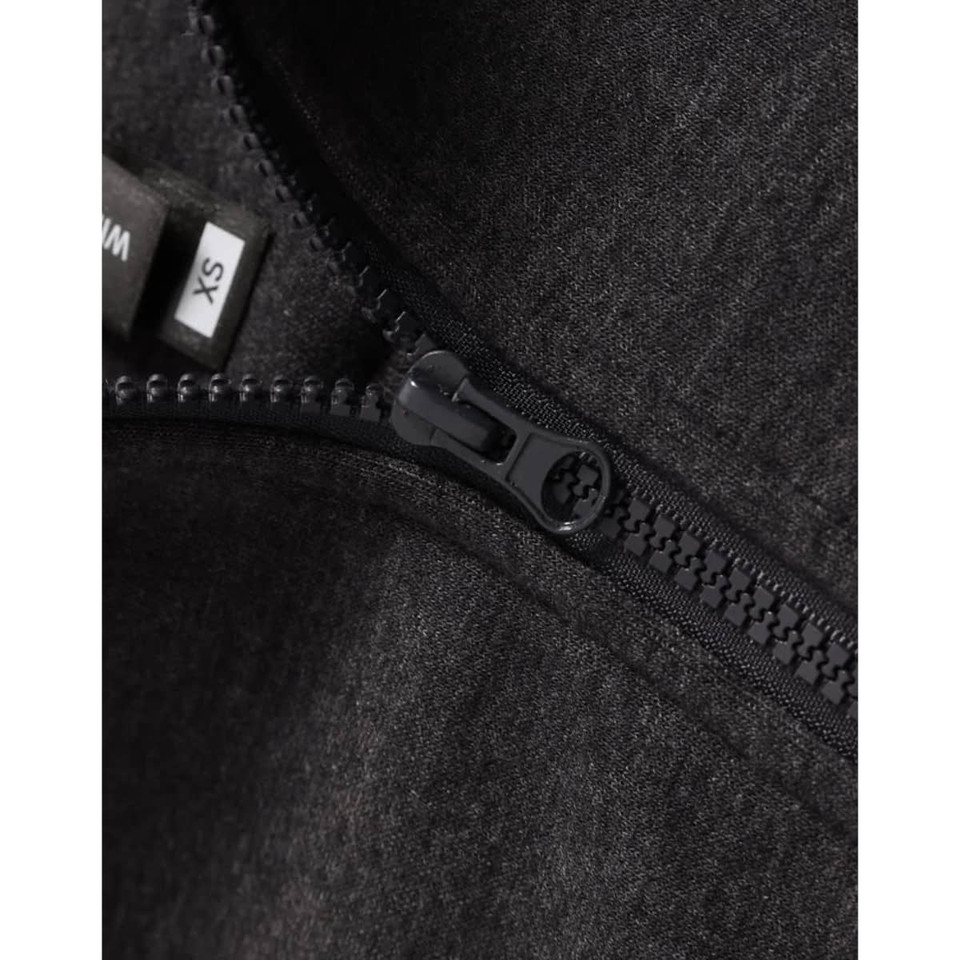 1/2 zip collar fleecy sweat