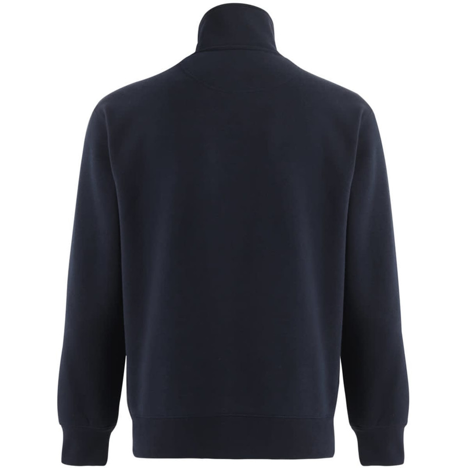1/2 zip collar fleecy sweat