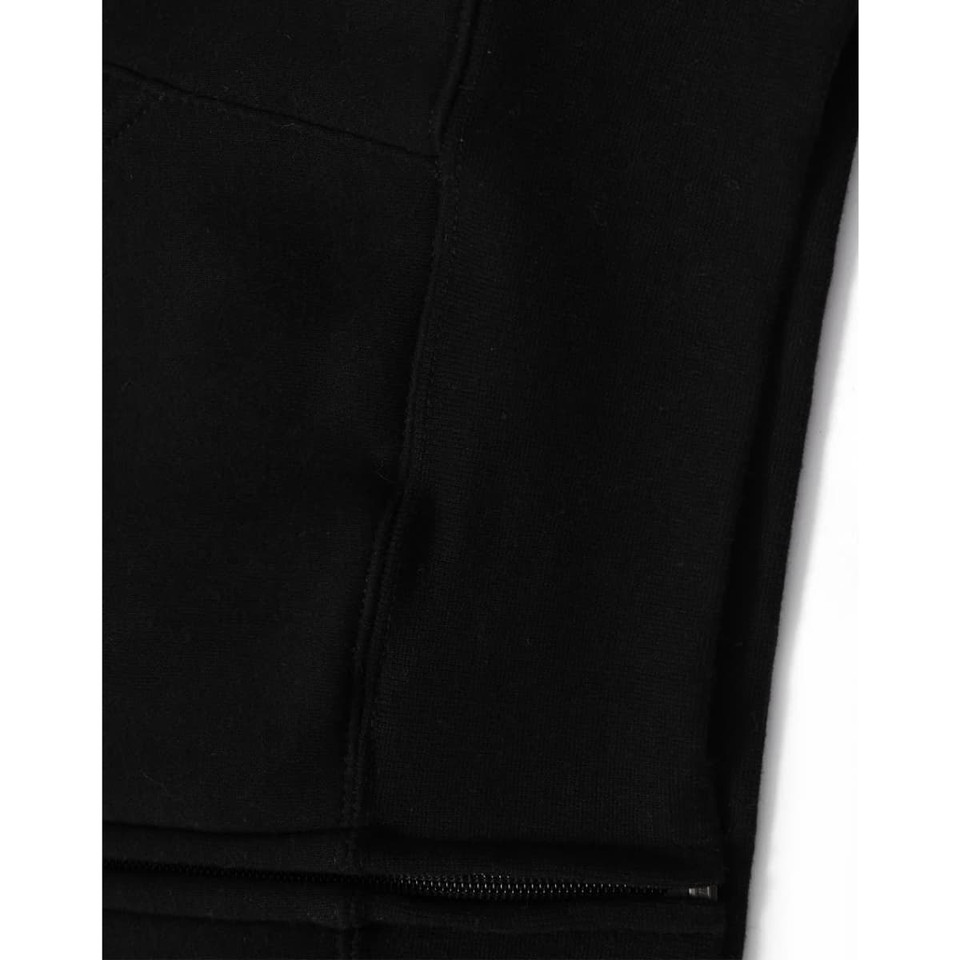 Men's full-zip fleecy hoodie