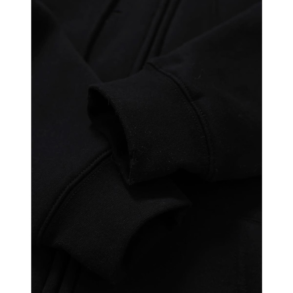 Men's full-zip fleecy hoodie