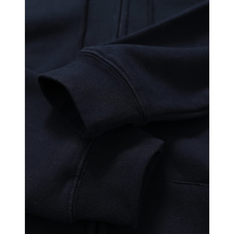 Men's full-zip fleecy hoodie
