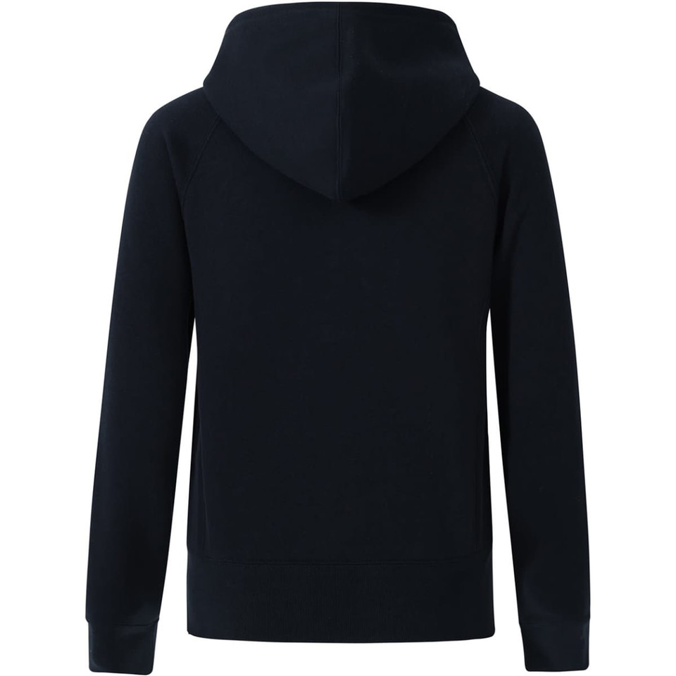 Ladies' full-zip fleecy hoodie