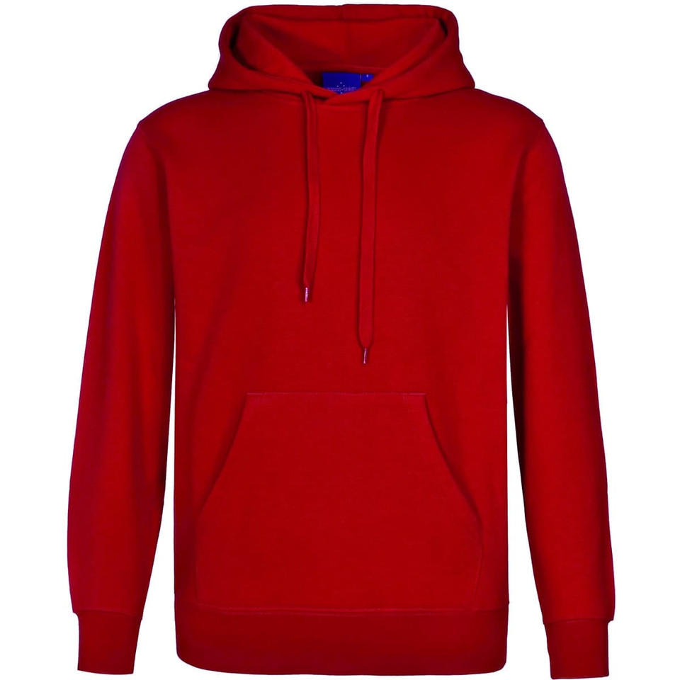 Adult's Close Front  Contrast Fleecy Hoodie