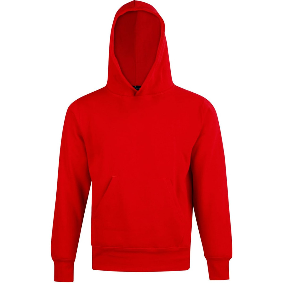 Kids' Close Front  Contrast Fleecy Hoodie