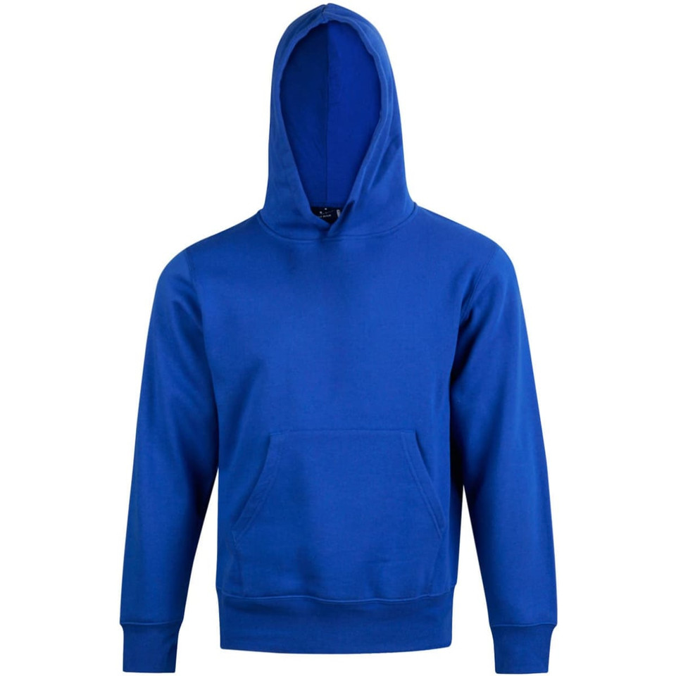 Kids' Close Front  Contrast Fleecy Hoodie