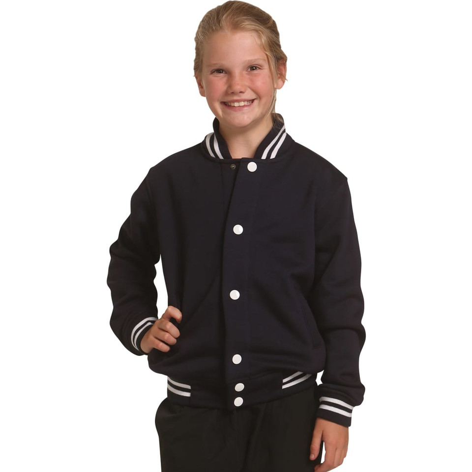 Kid's Fleece Varsity Jacket