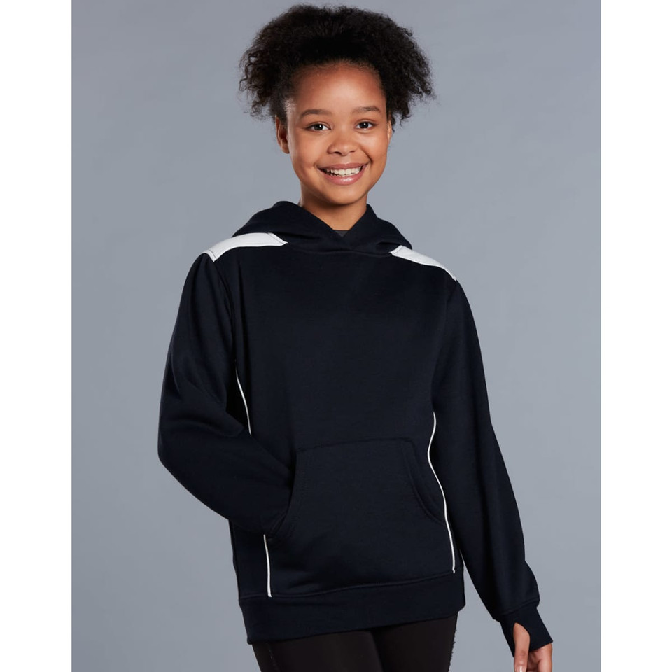 Kids' Kangaroo Pocket Contrast Hoodie