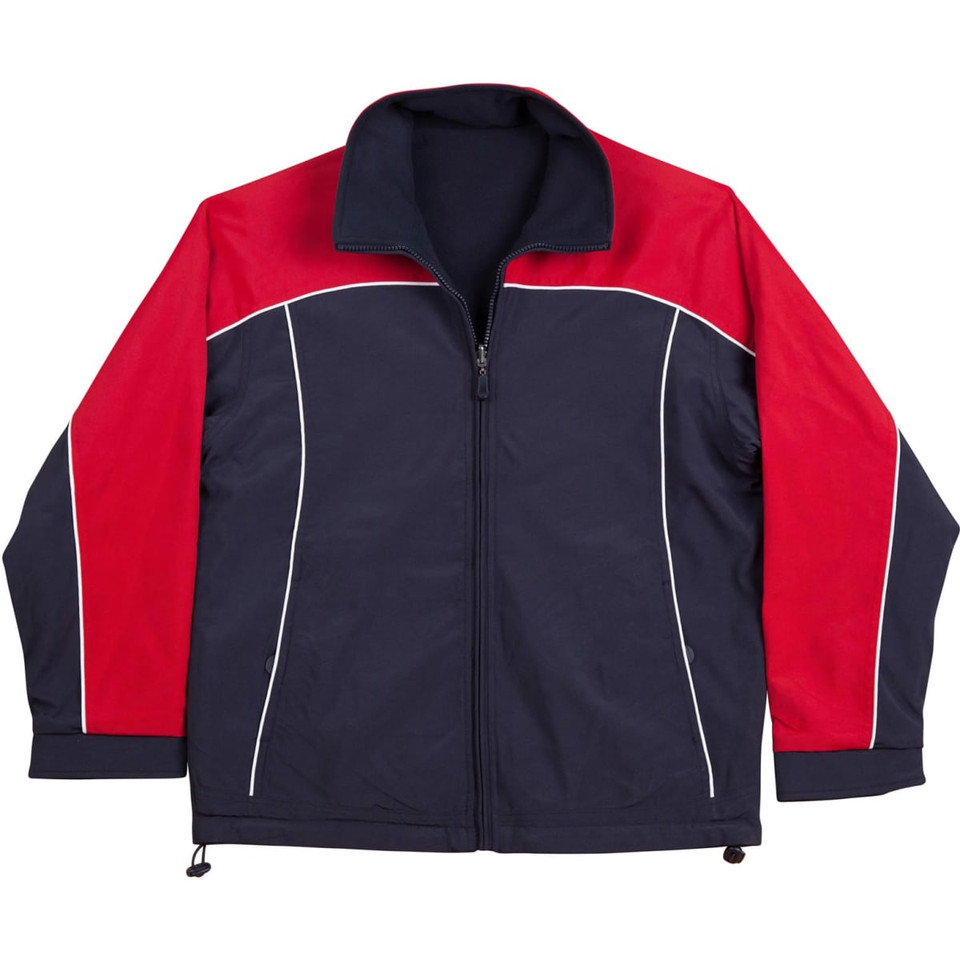 Reversible jacket contrast colors