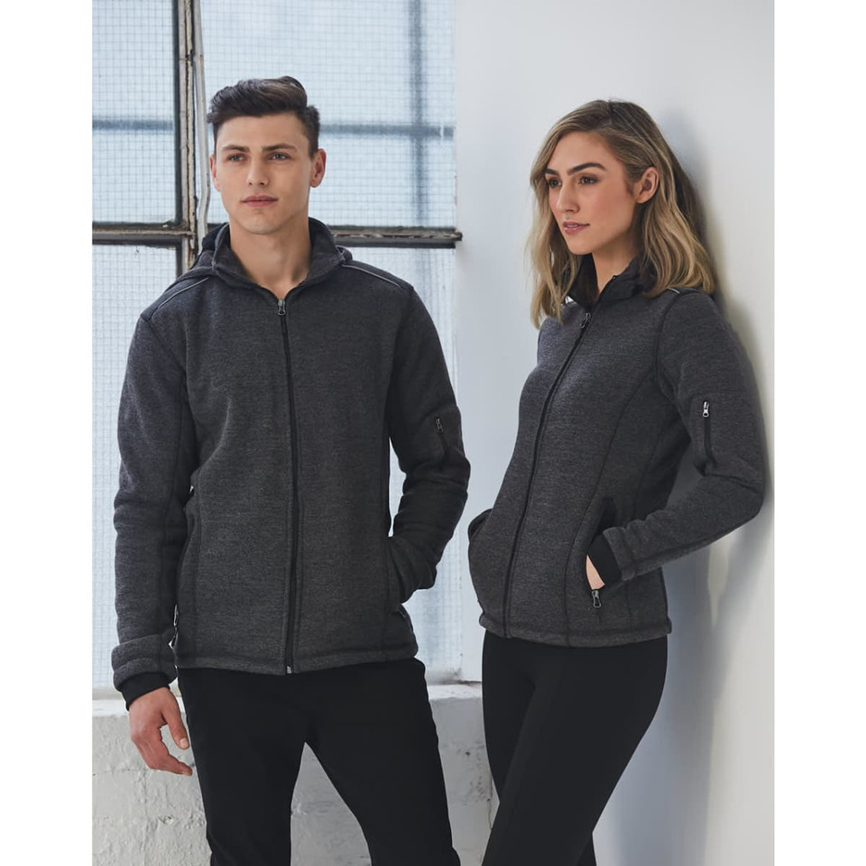 Ladies' Heather Bonded Fleece Jacket