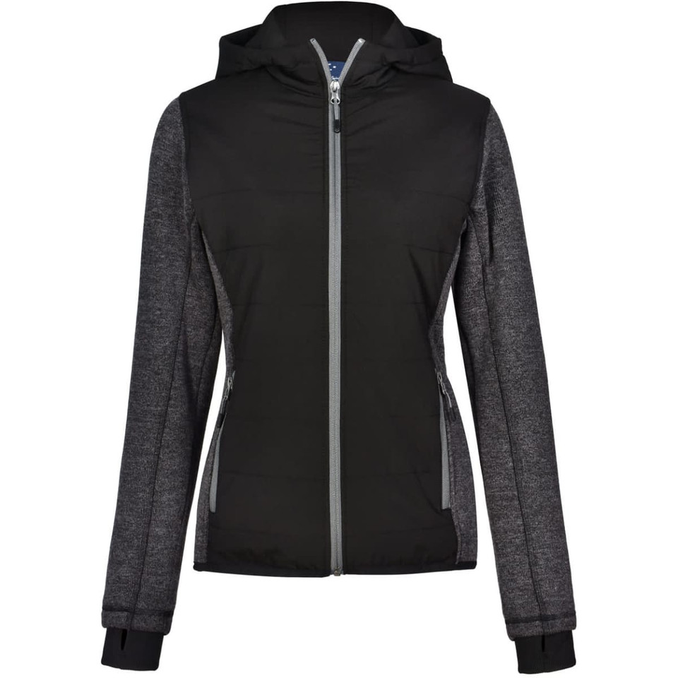 Ladies' Heather Sleeve/Quilted Body Jacket
