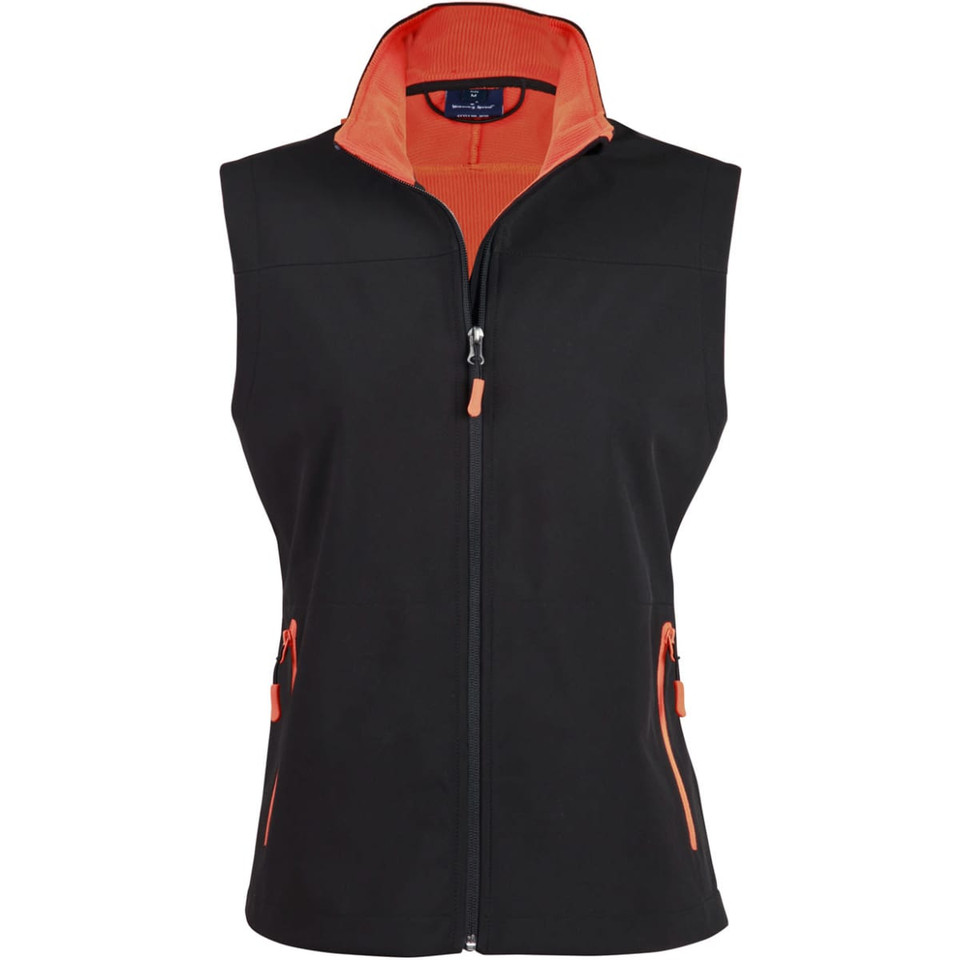 Ladies' Softshell Contrast Vest