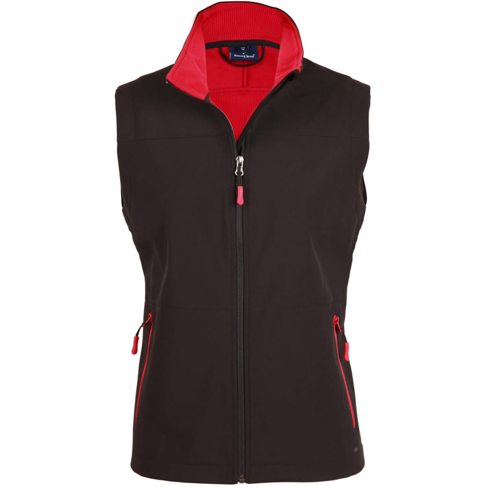 Ladies' Softshell Contrast Vest