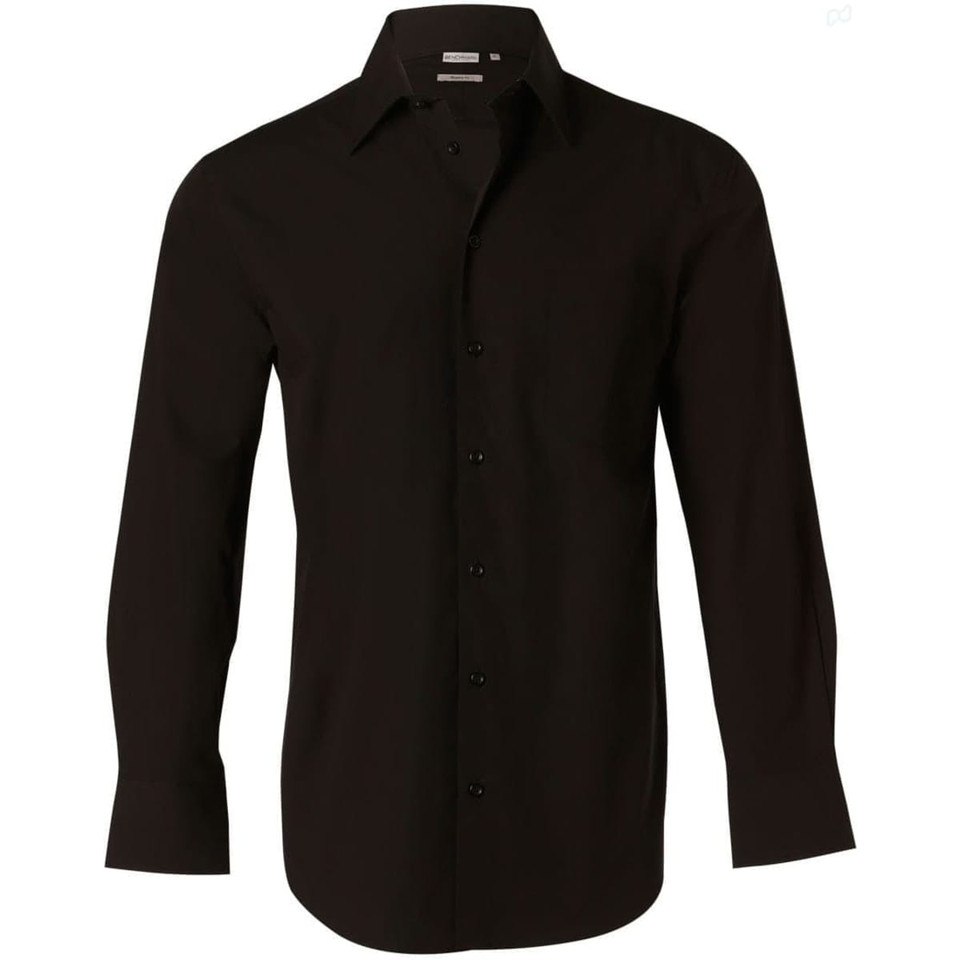 Men's Cotton/Poly Stretch L/S Shirt