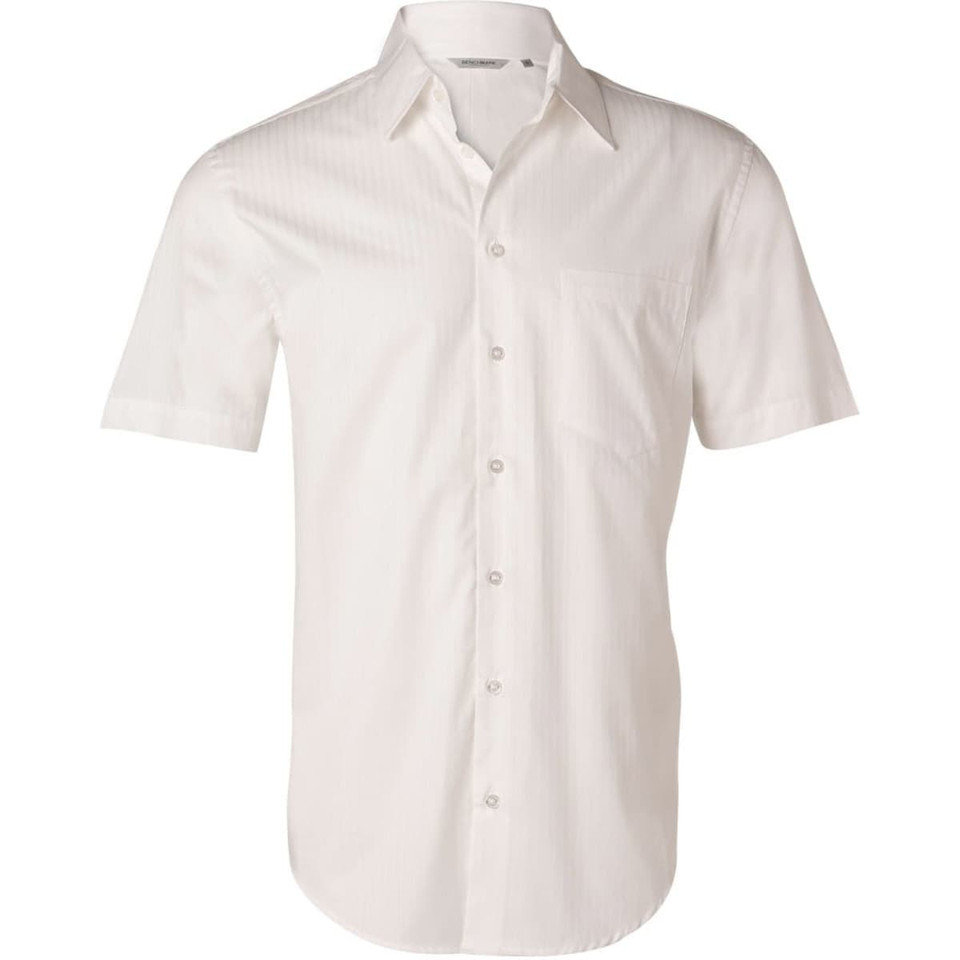 Men's Self Stripe S/S Shirt