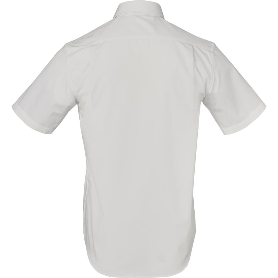 Men's Dobby Striped Taped S/S Shirt
