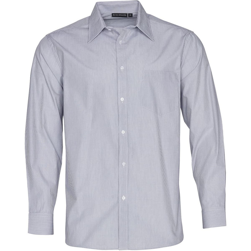 Men's Fine Stripe Long Sleeve Shirt