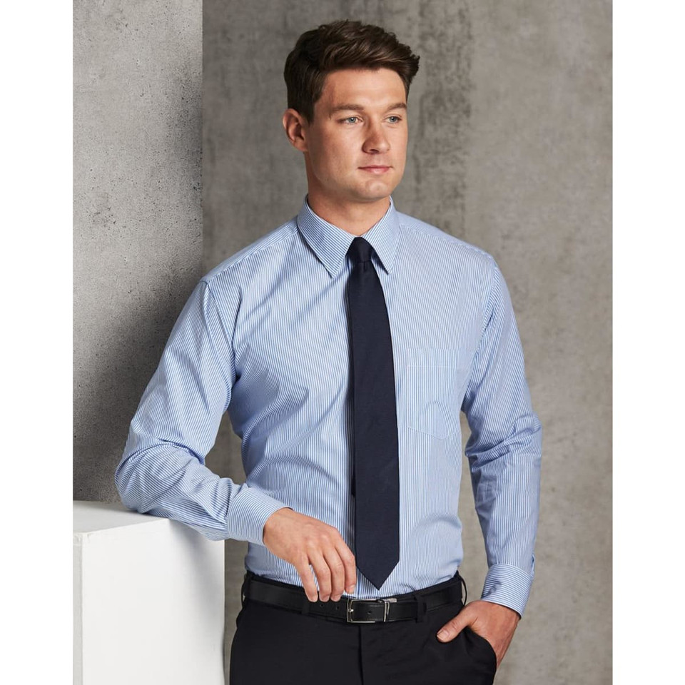 Men's Balance Stripe Long Sleeve Shirt