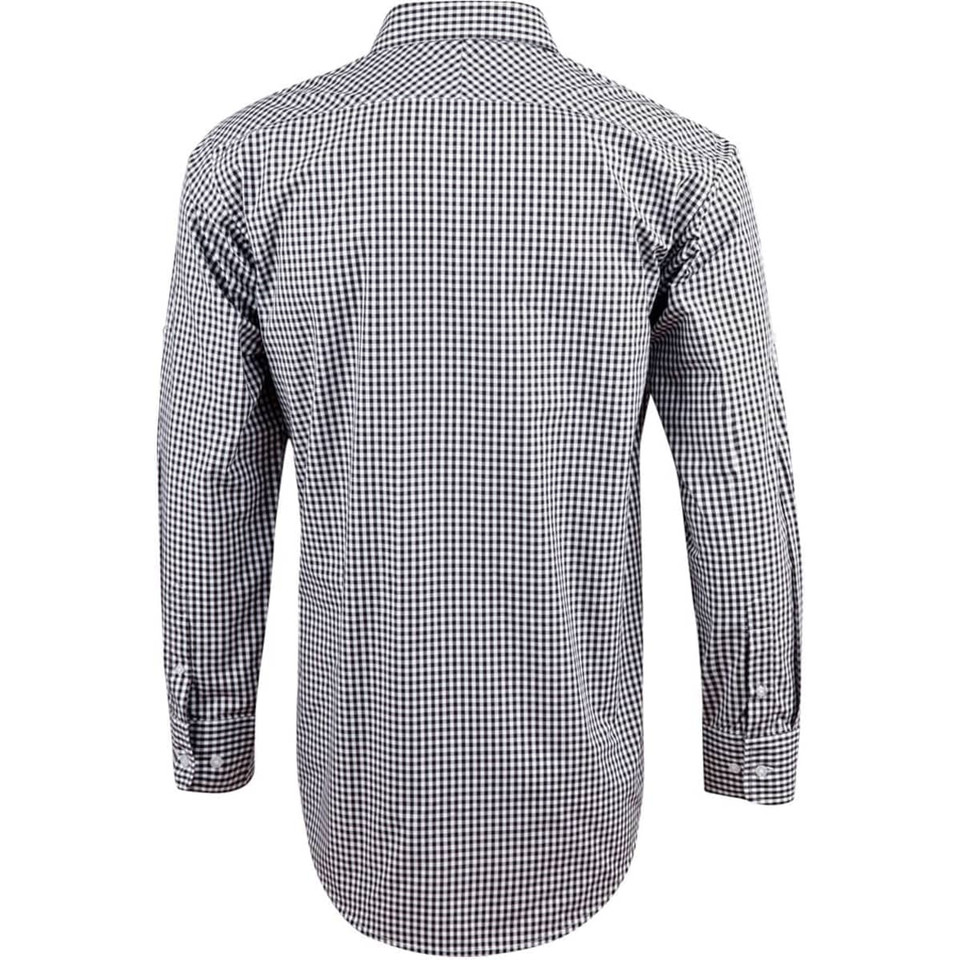 Men's Gingham Check Roll-up L/S Shirt