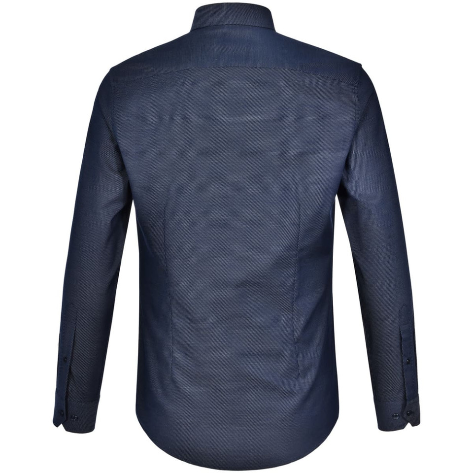Men's Pin Dot Stretch L/S Shirt
