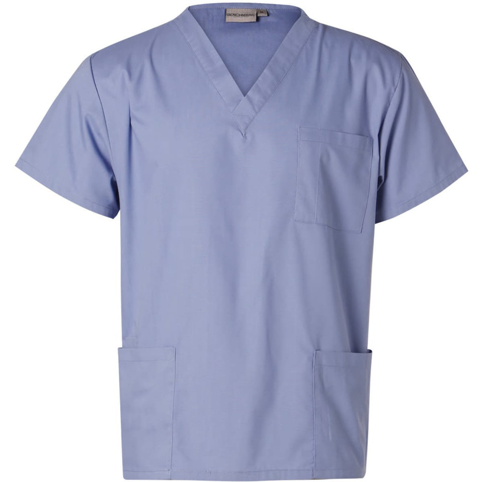 Unisex Scrubs Short Sleeve Tunic Top