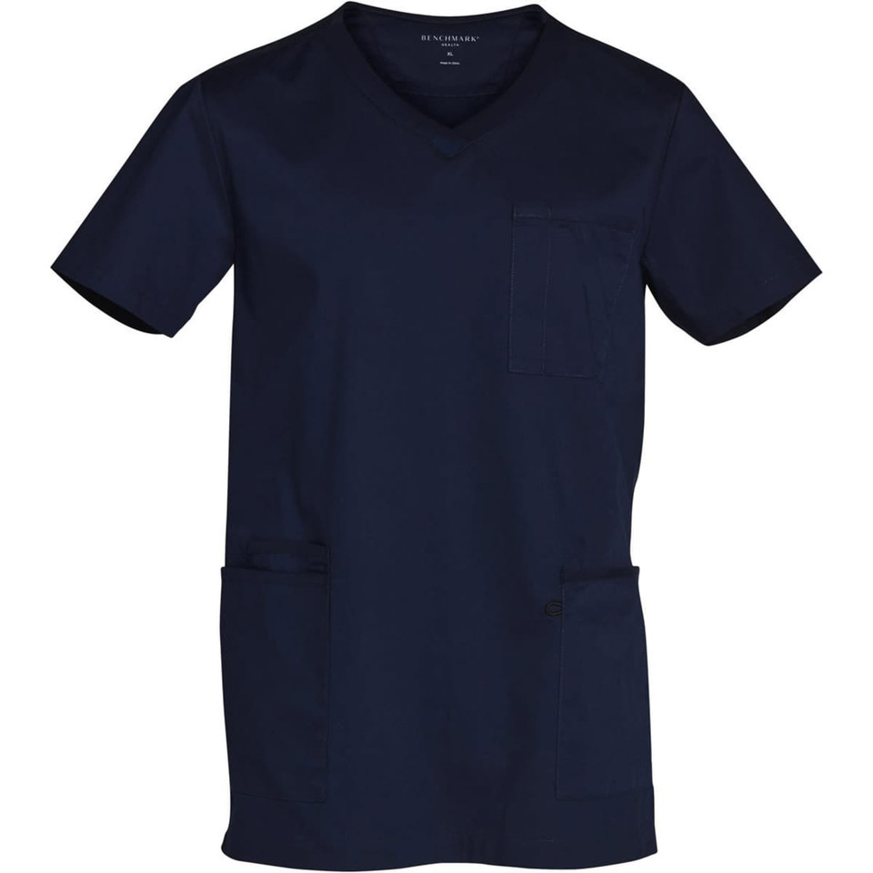 Men's Contrast Colour S/S Scrub Top