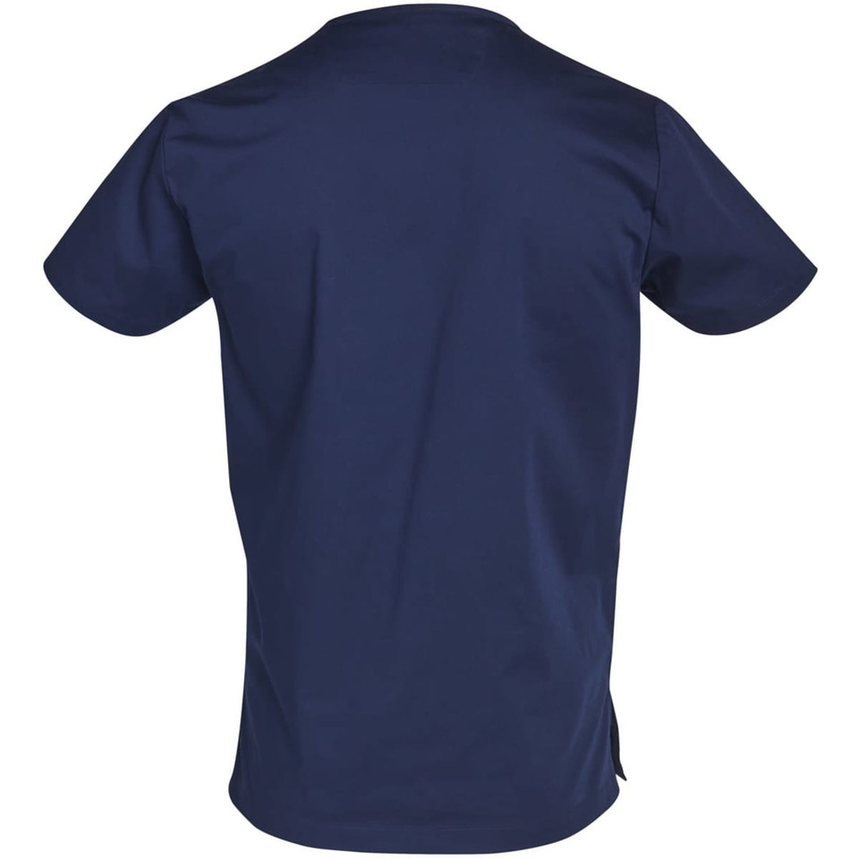 Men's Contrast Colour S/S Scrub Top