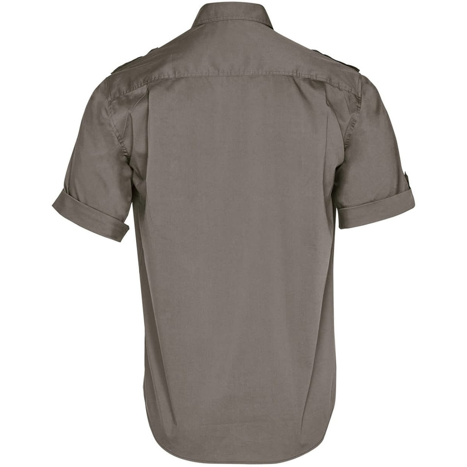 Men's Short Sleeve Military Shirt