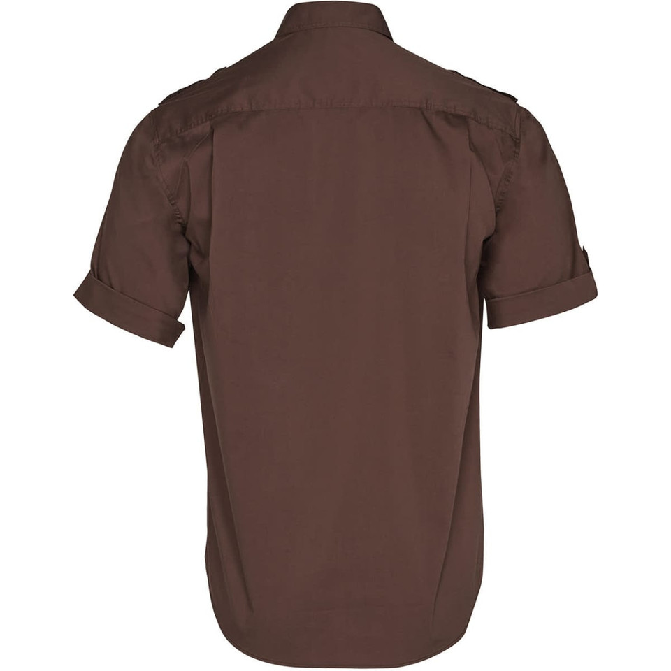 Men's Short Sleeve Military Shirt