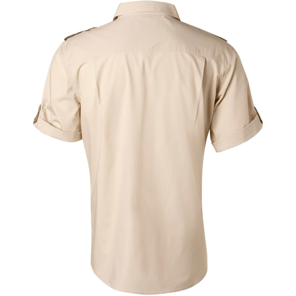 Men's Short Sleeve Military Shirt