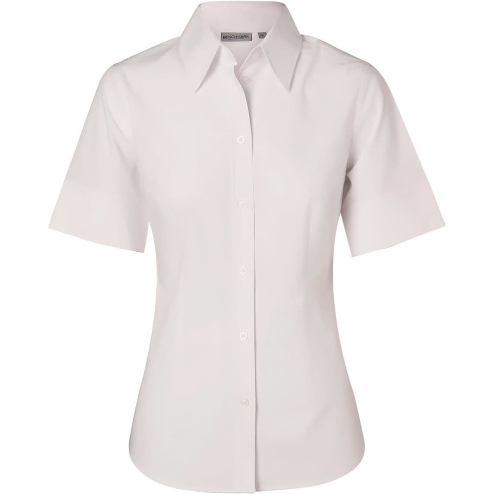 Women's Cotton/Poly Stretch S/S Shirt