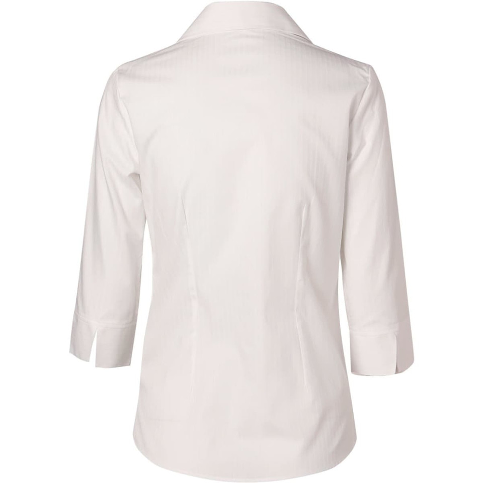 Women's Self Stripe 3/4 Sleeve Shirt