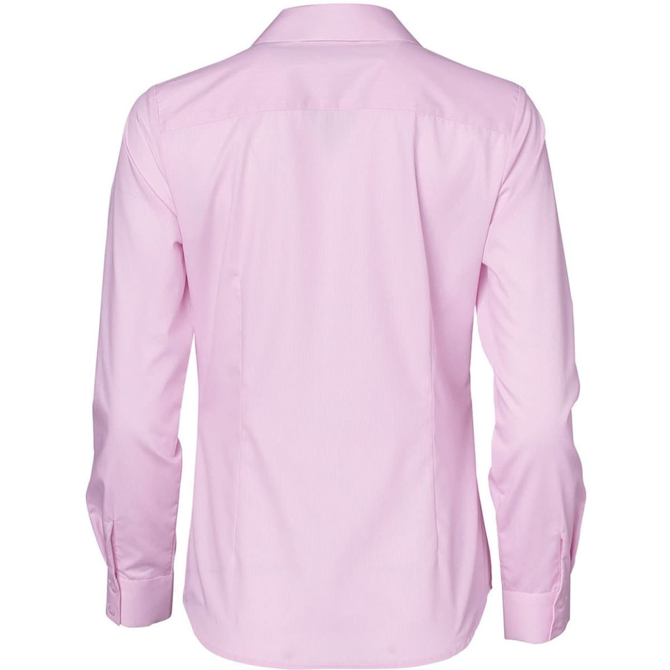 Ladies' Dobby Striped Taped L/S Shirt