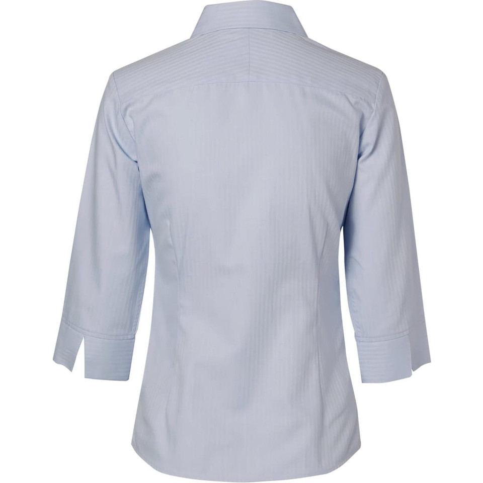 Women's Mini Herringbone 3/4 Sleeve Shirt