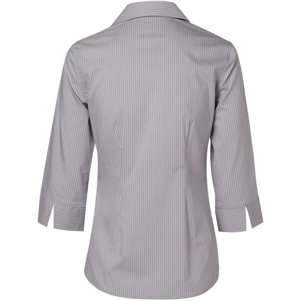 Women's Ticking Stripe 3/4 Sleeve Shirt