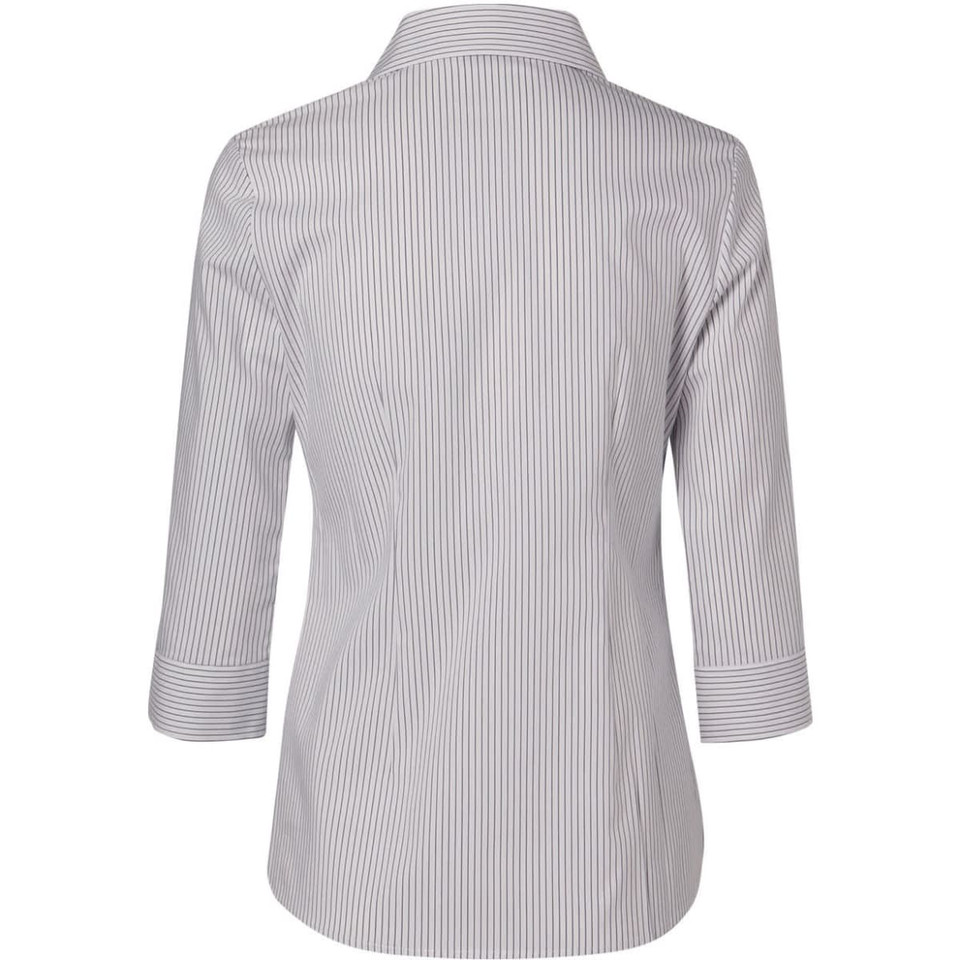Women's Ticking Stripe 3/4 Sleeve Shirt