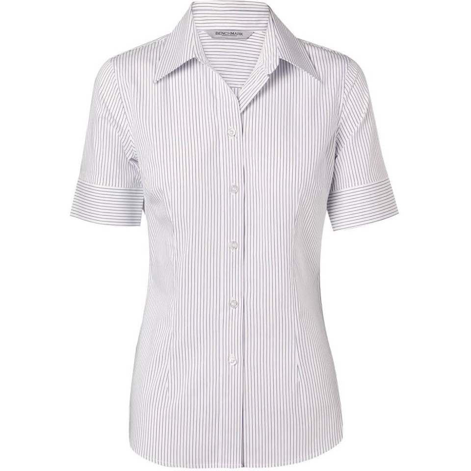 Women's Ticking Stripe S/S Shirt