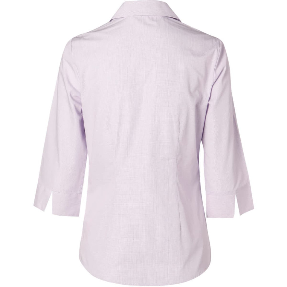 Women's Mini Check 3/4 Sleeve Shirt