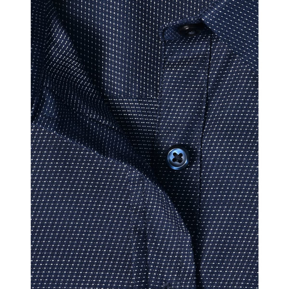 Ladies' Pin Dot Stretch L/S Shirt