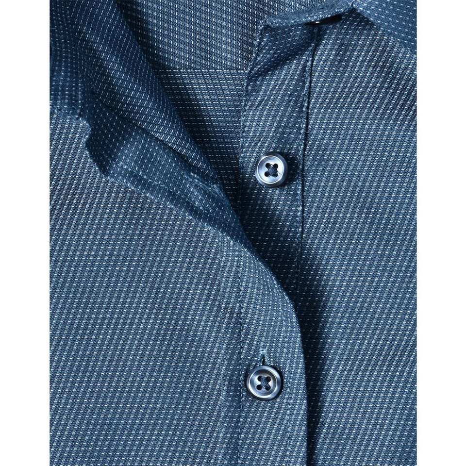Ladies' Pin Dot Stretch 3/4 Sleeve Shirt