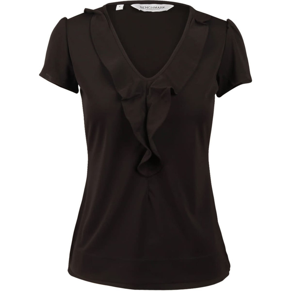 Women's Ruffle Front Blouse