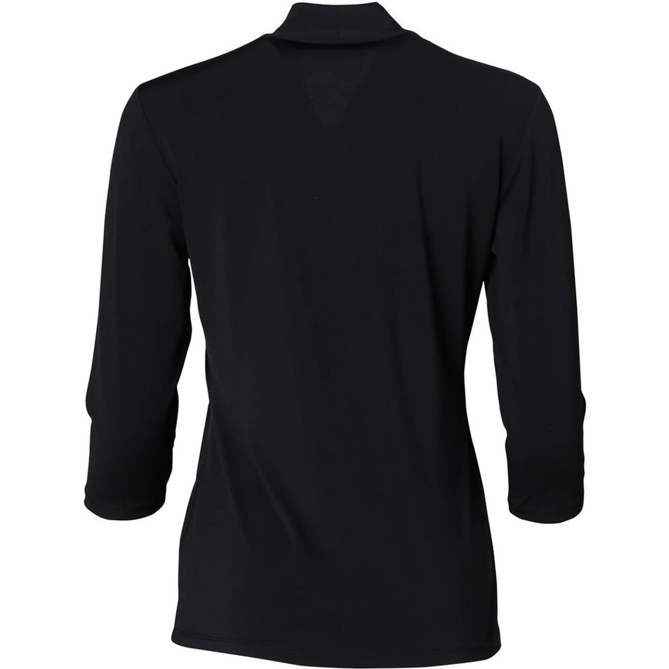 Ladies' Mid Sleeve Shawline Knit Top