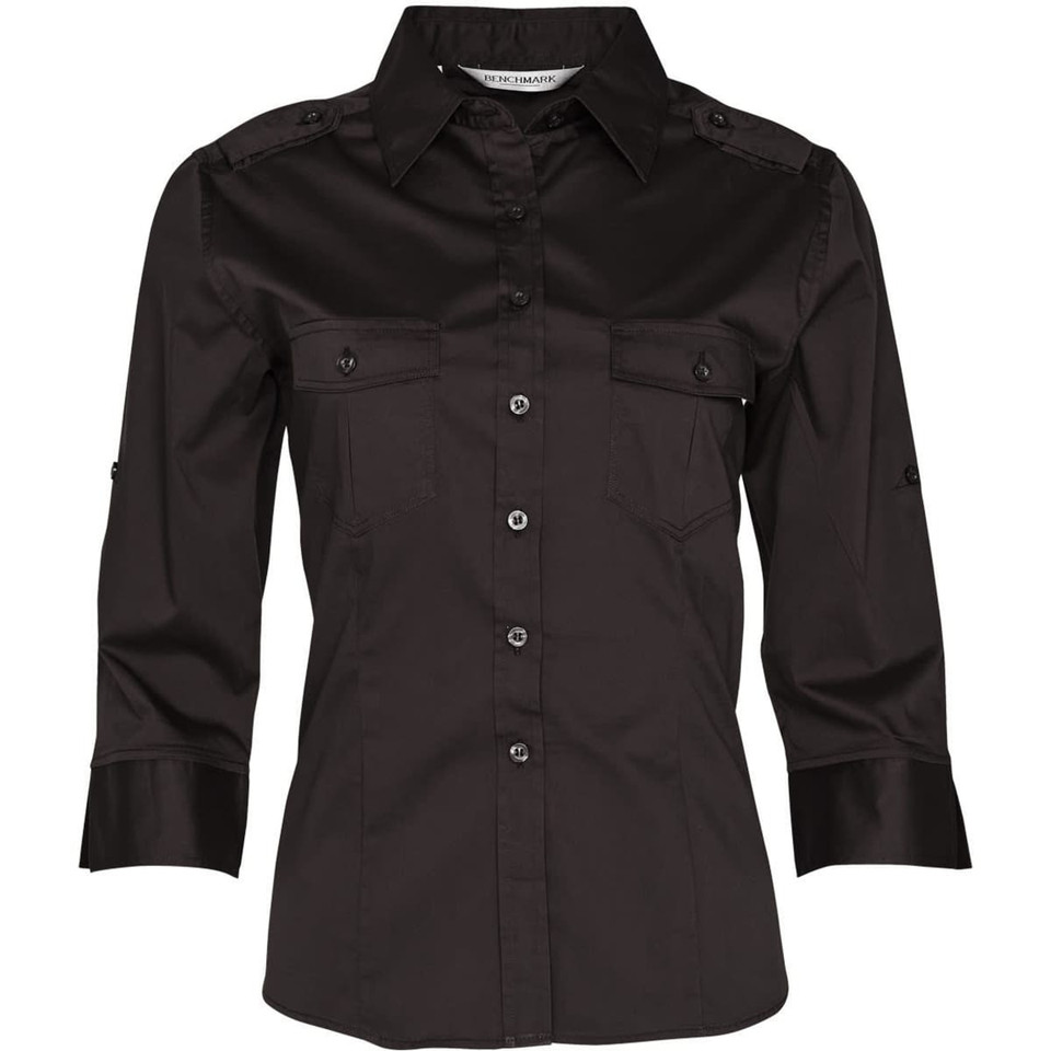 Women's 3/4 Sleeve Military Shirt